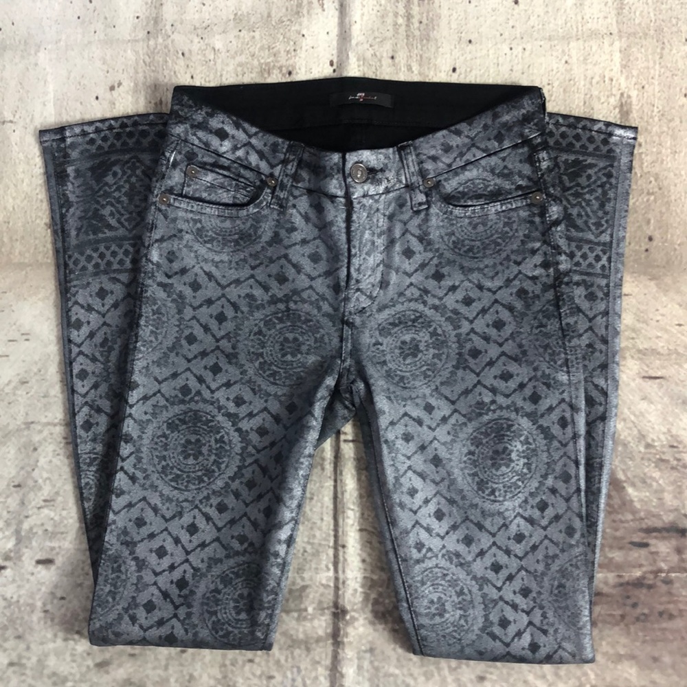 7 for all mankind skinny coated pants